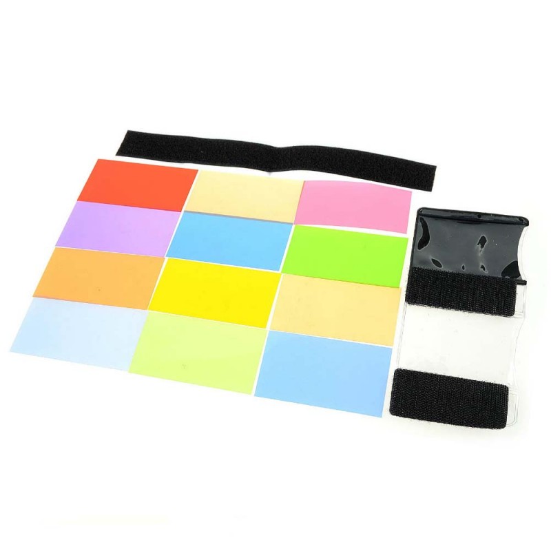 12 Color Filters for Flashs
